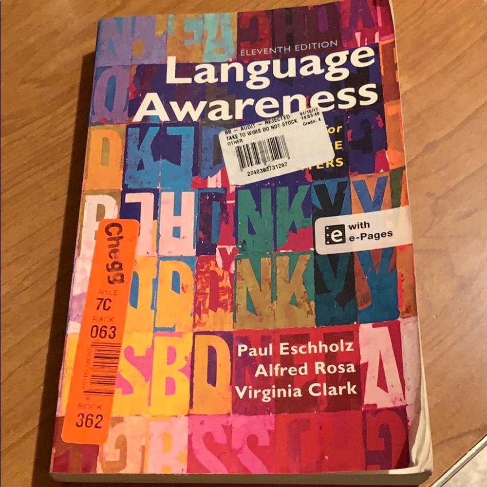 Language Awareness College Textbook